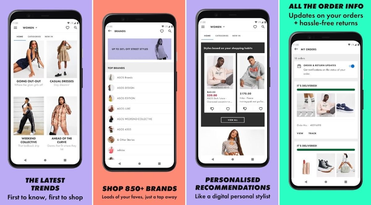 ASOS compras de ropa en línea