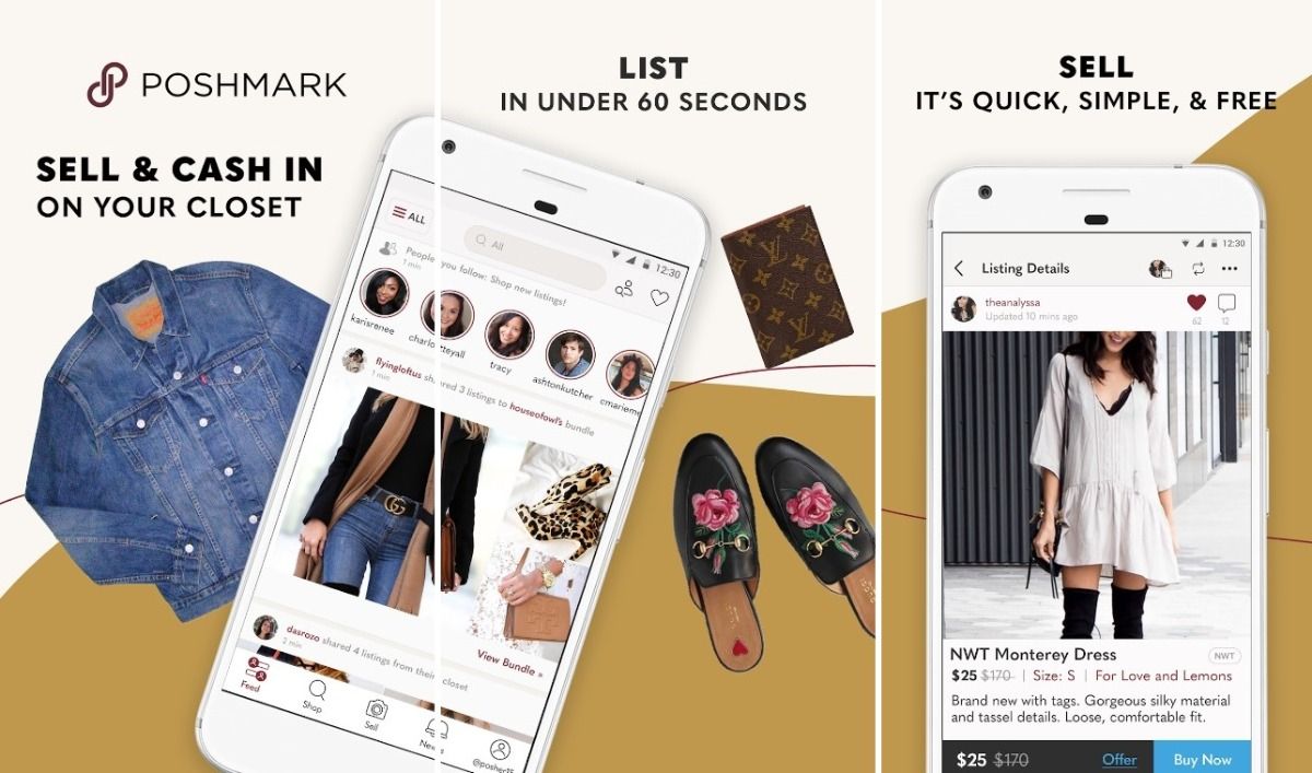 Poshmark compra moda en estados unidos