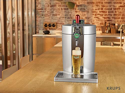 Krups vb700e00 máquina de cerveza Beertender Loft Edition plata/cromo