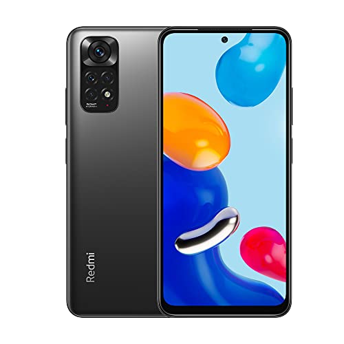 Xiaomi Redmi Note 11 - Smartphone 6GB + 128GB, 6.43" FHD+ DotDisplay, Snapdragon 680, Cuádruple Cámara 50 MP, Dual SIM (Gray)