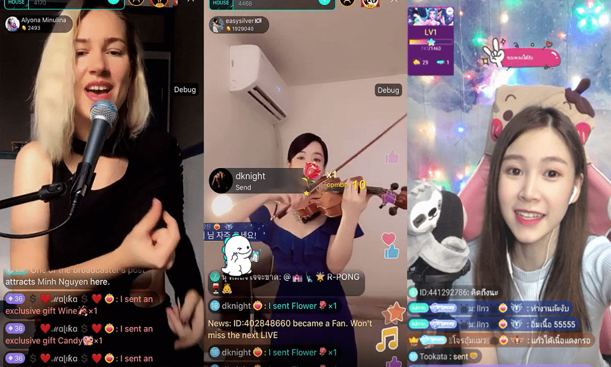 Aplicaciones peligrosas para niños Bigo Live