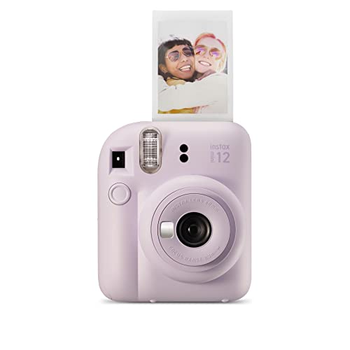 Instax Mini 12 Cámara instantánea, con autoexposición y Lente selfi incluida, Lilax Purple