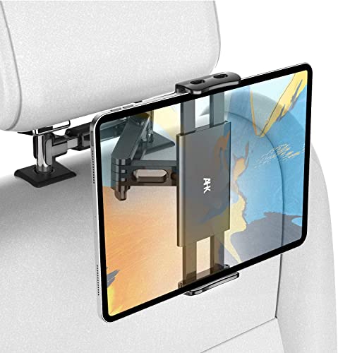 AHK Soporte Tablet Coche, Tablet para Coche Reposacabezas con Apoyo 360 Rotación para 4,4~11 Pulgadas iPad, iPhone, Galaxy Tab, Huawei Mediapad, Switch et d'autres Smartphones