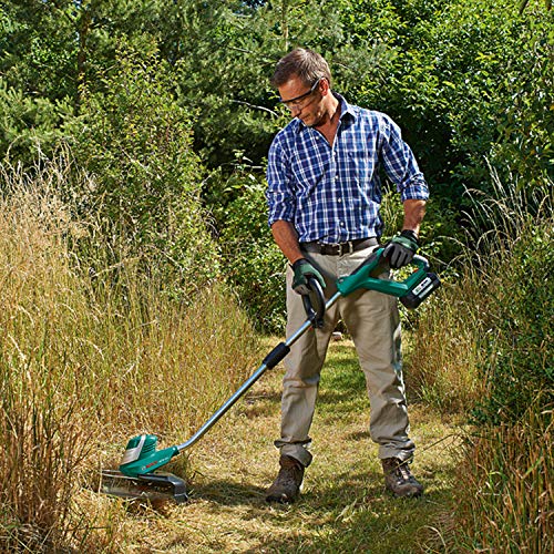 Bosch Cortadora de césped Home and Garden AdvancedGrassCut 36 a batería (1 batería, sistema de 36 voltios, círculo de corte de 30 cm de diámetro, en caja)
