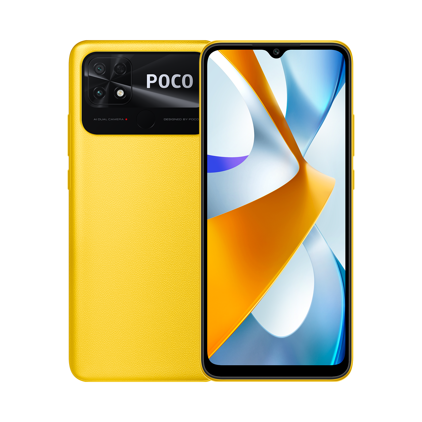 POCO C40 con 3GB y 32GB en color amarillo POCO