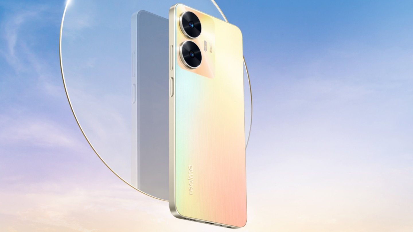 Parte trasera del realme C55