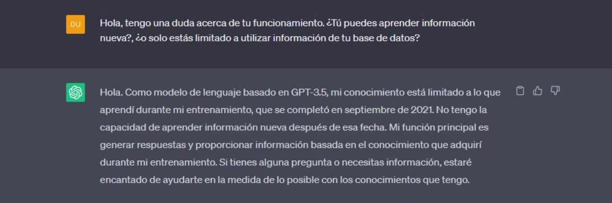 Como hacer que ChatGPT aprenda informacion nueva