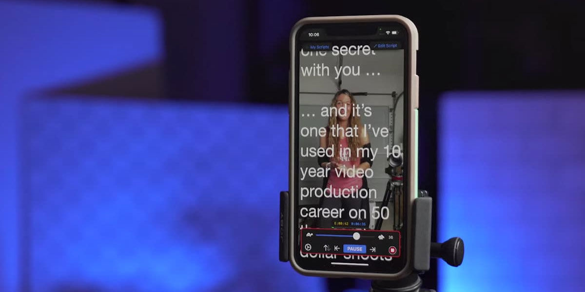 Las 7 mejores aplicaciones de teleprompter para Android