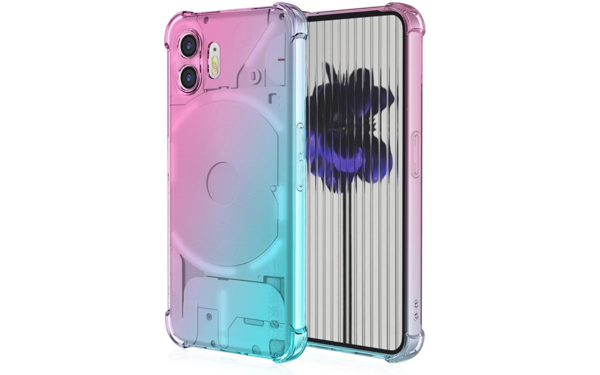 Funda gradiente transparente Nothing Phone (2)