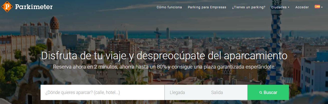 Parkimeter - Webs para buscar aparcamiento