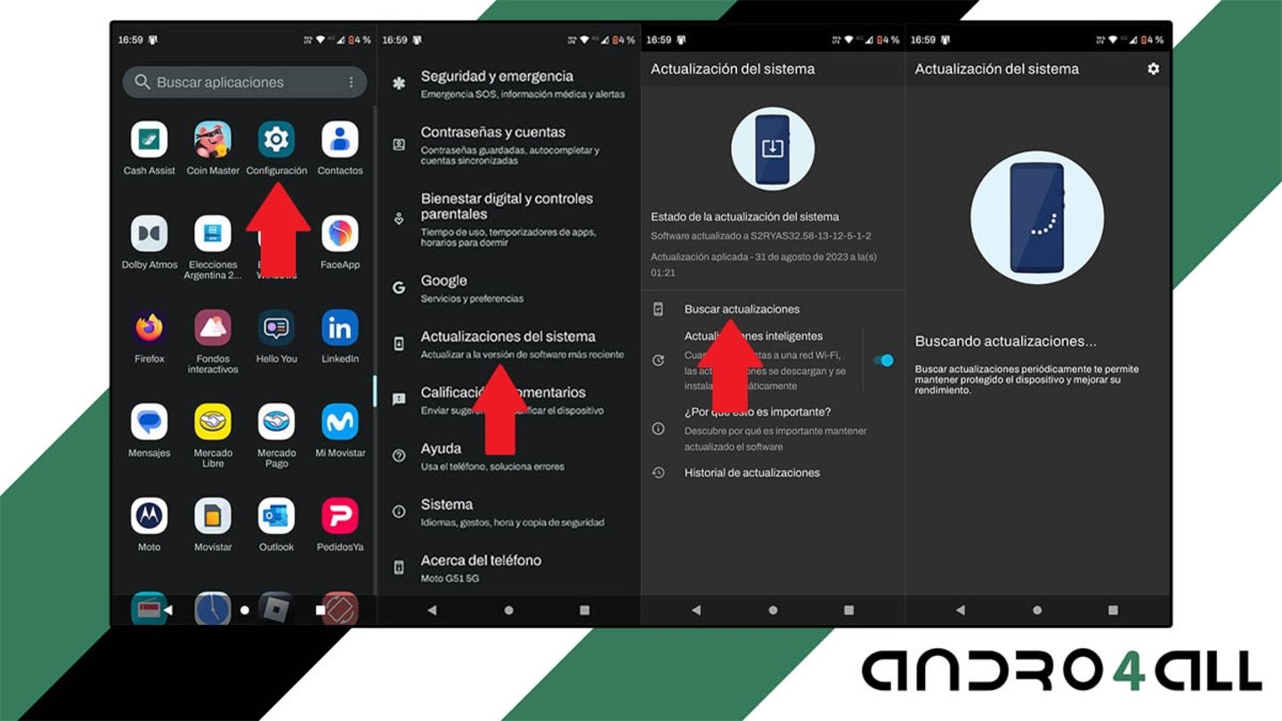 Actualizar móvil Android a la ultima versión