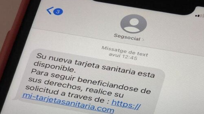 estafa sms seguridad social