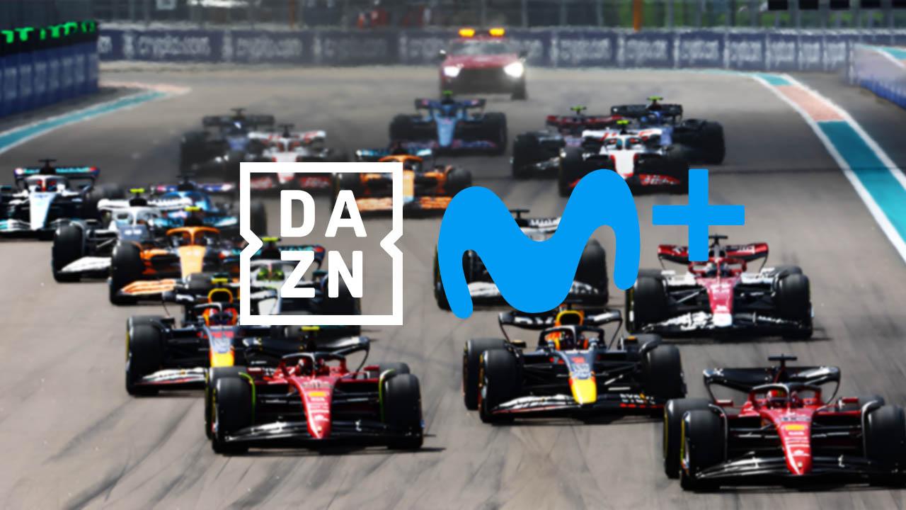 dazn y movistar plus+ f1