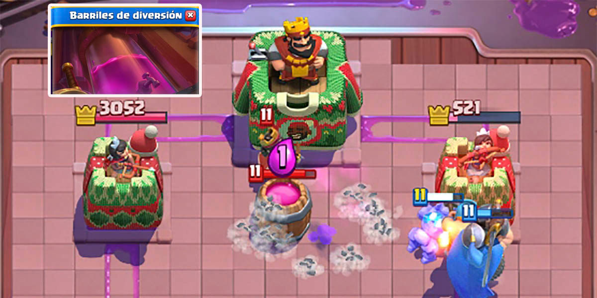 5 mejores mazos para el Desafío Barriles de diversión de Clash Royale