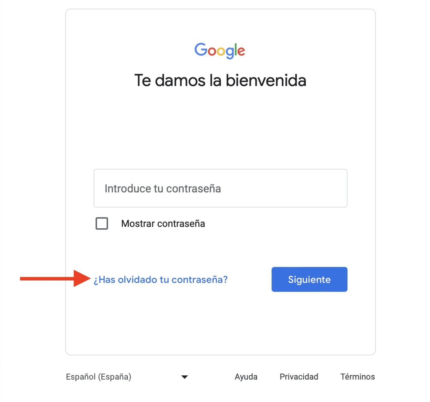 Cómo recuperar la contraseña de Gmail paso a paso