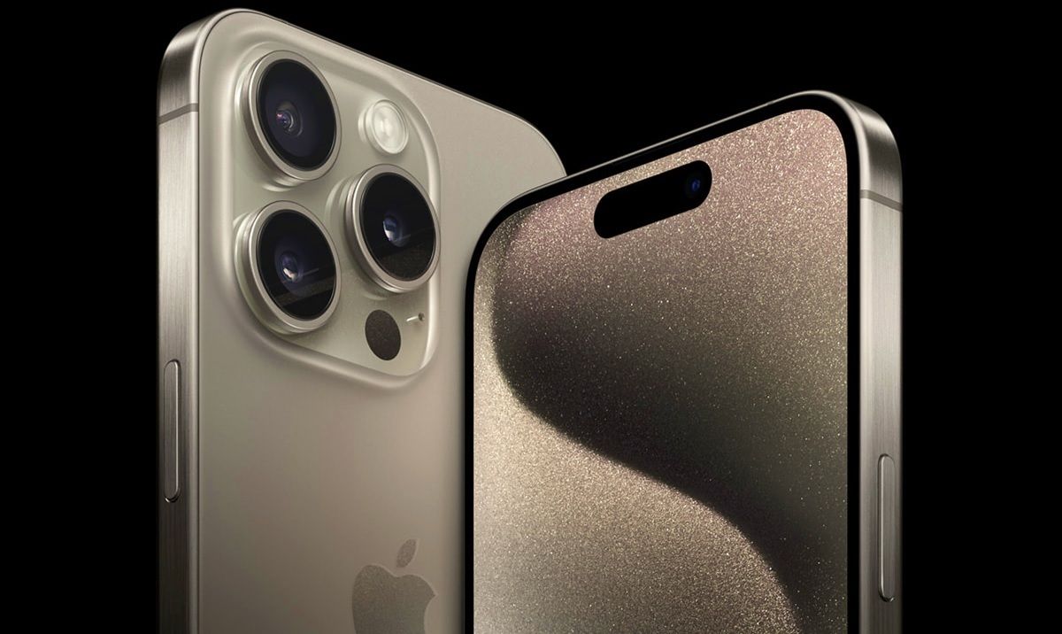 diseño de titanio del iPhone 15 Pro