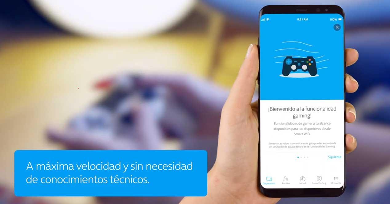 Movistar modo gaming router