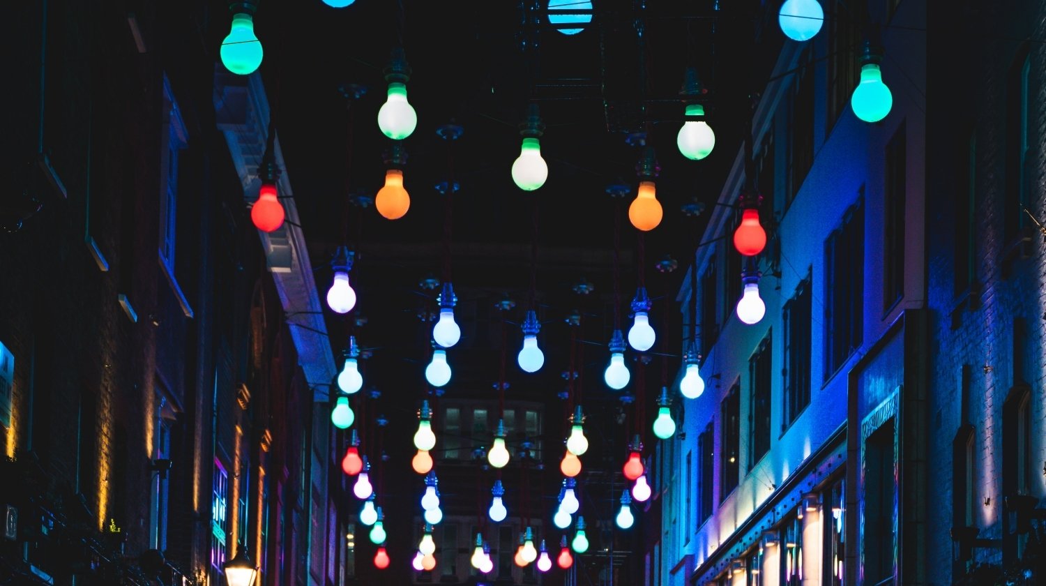 bombillas colores