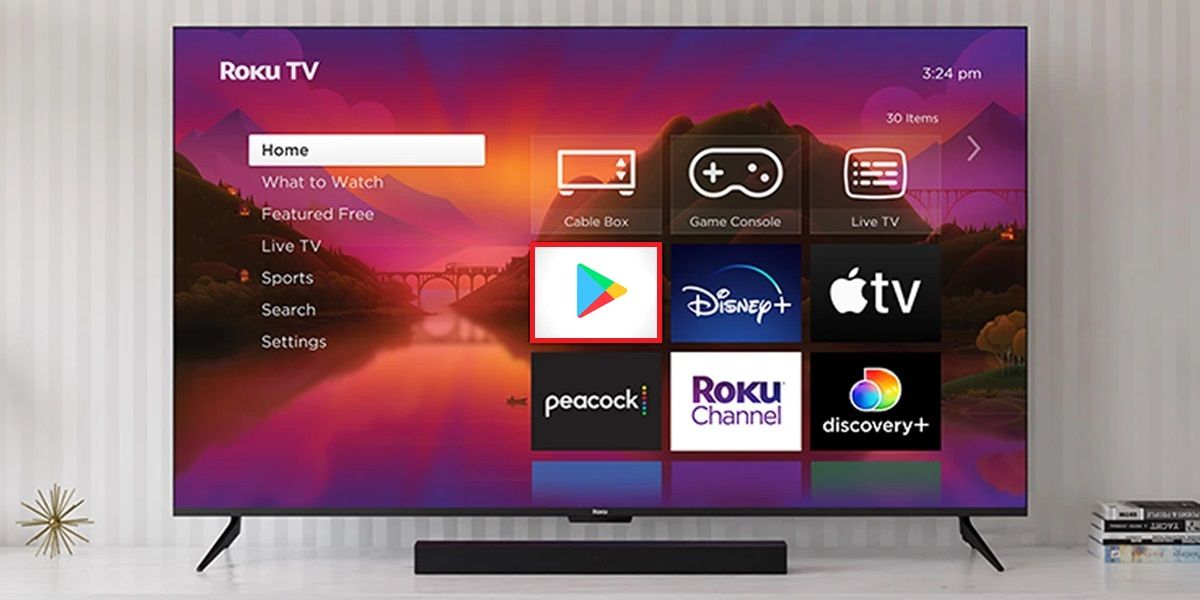 como instalar play store en roku