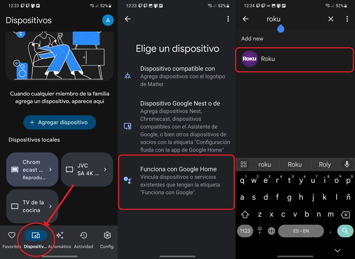 conectar google home con android