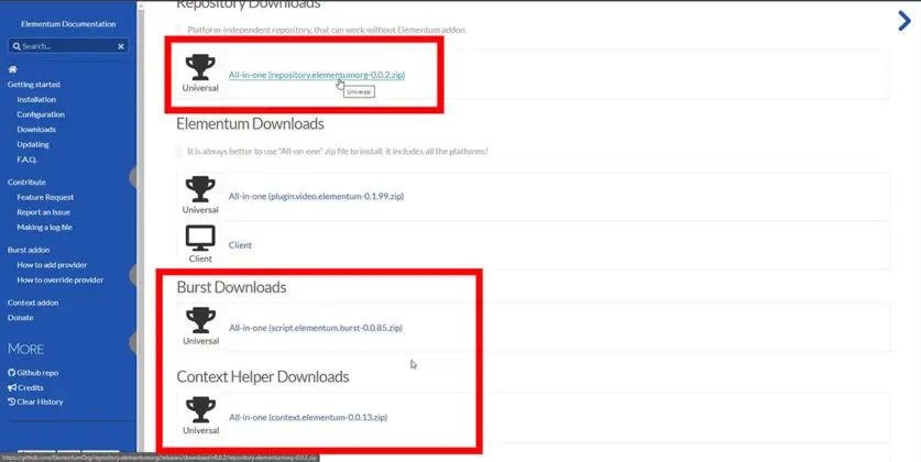 Cómo instalar el addon Elementum en Kodi 1