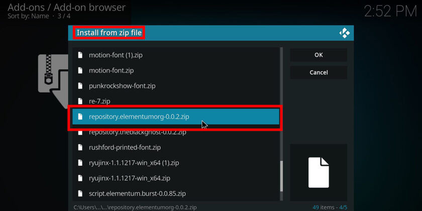 Cómo instalar el addon Elementum en Kodi 4