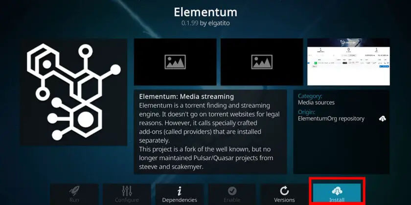 Cómo instalar el addon Elementum en Kodi 9