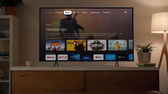 Televisor inteligente con Chromecast