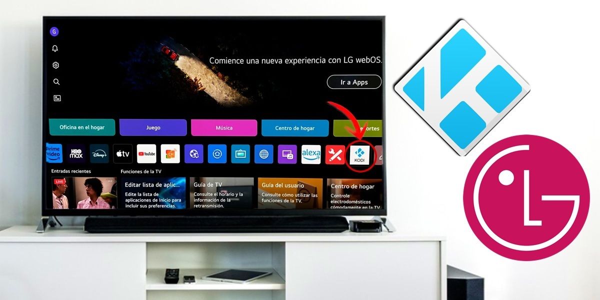 Kodi llega de forma oficial a Smart TV de LG asi se instala