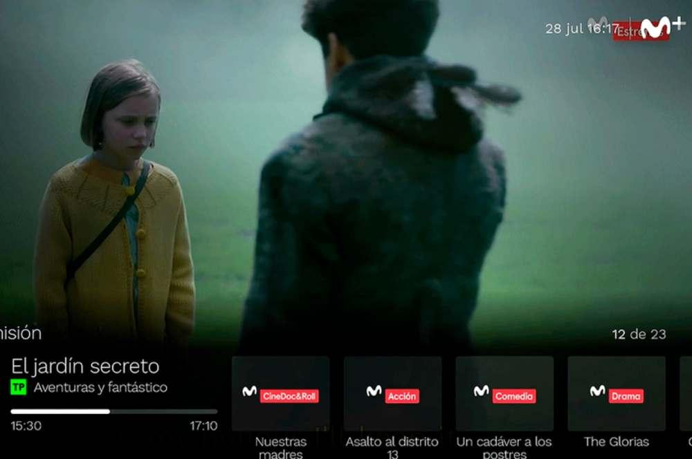 Fotograma de una película en Movistar+.