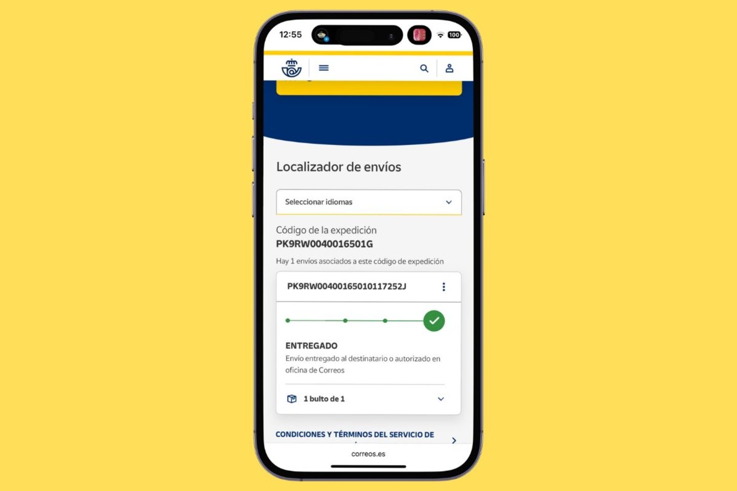 Cómo hacer seguimiento de un envío de Correos o de una agencia de transporte