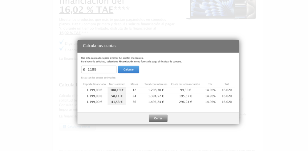 precios del mac con Apple