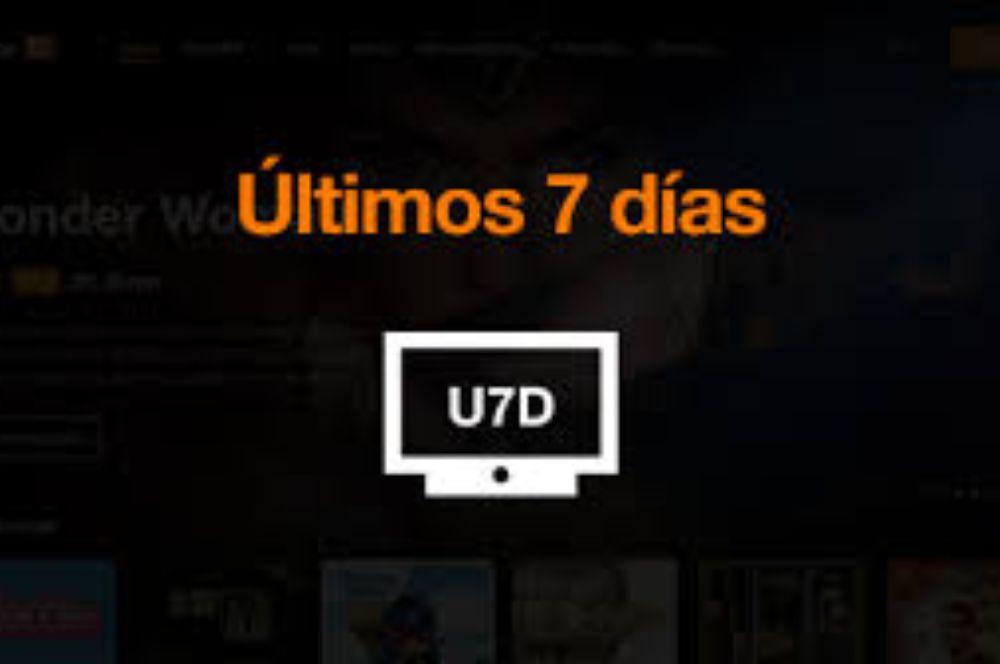 Orange TV últimos 7 días