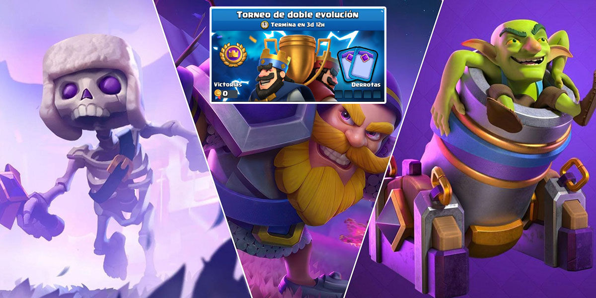 Torneo de doble evolución de Clash Royale Mejores mazos julio 2024