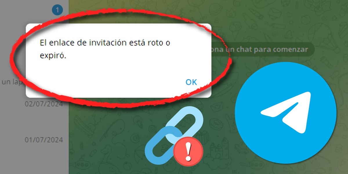 como acceder a un enlace expirado de Telegram