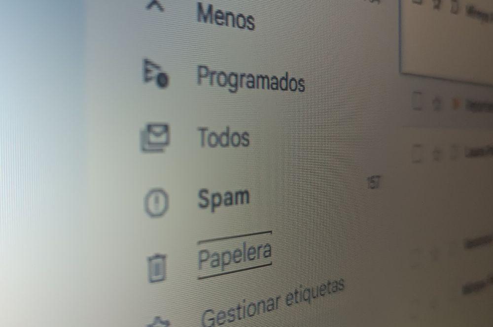 gmail spam correo electrónico