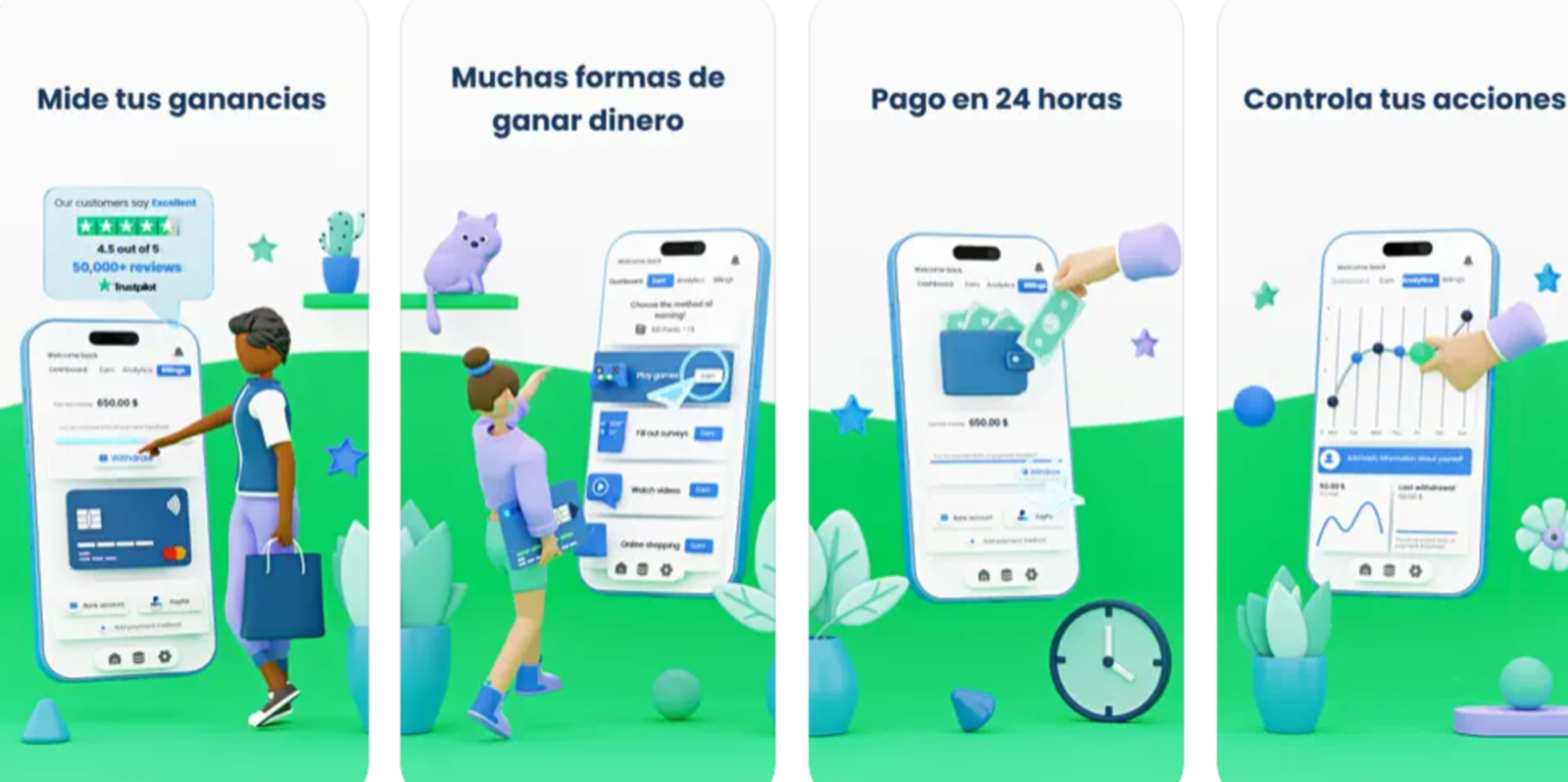 Paidwork es una app para iOS con la que puedes ganar dinero jugando