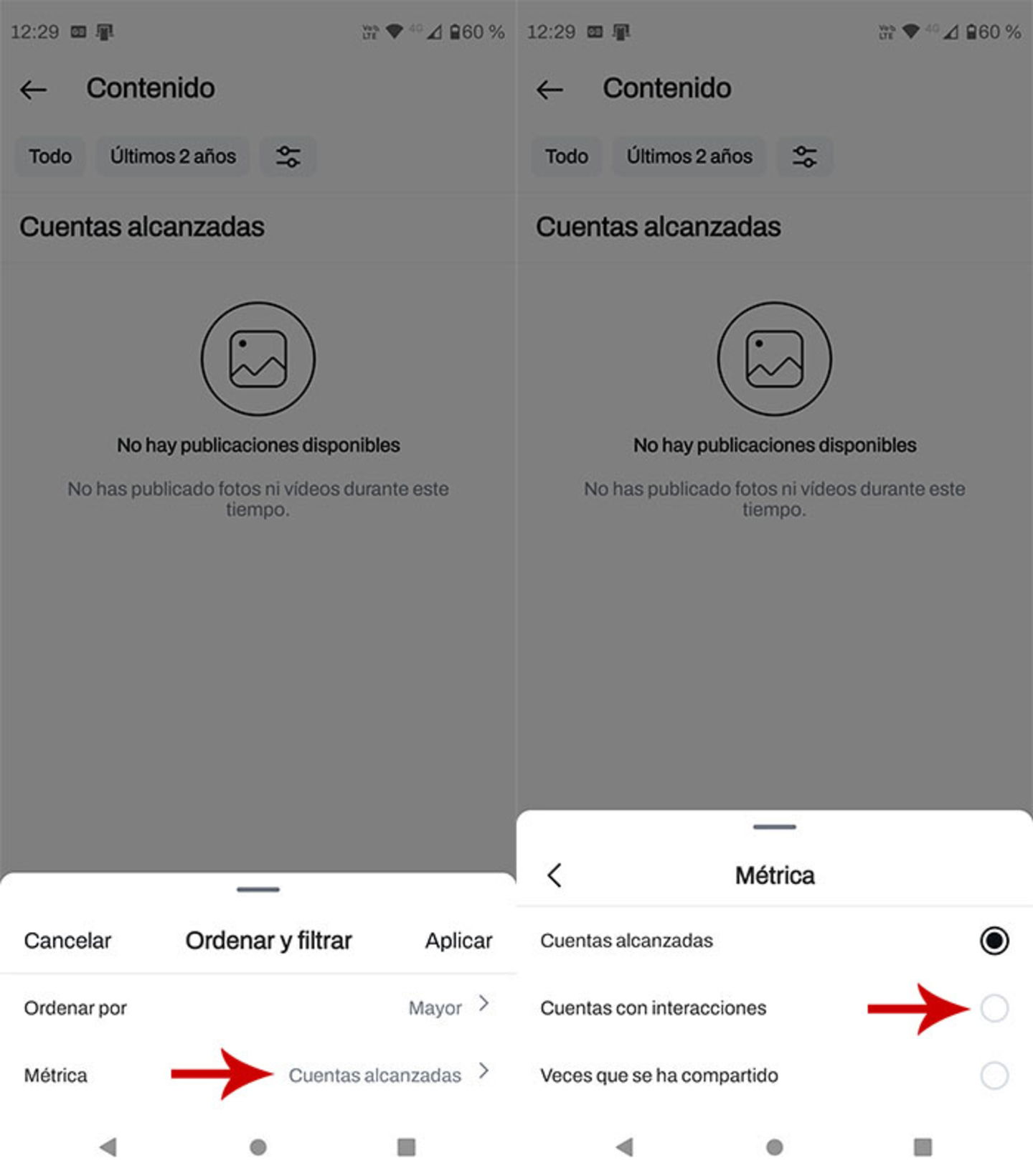 Saber que publicaciones de Instagram tienen mas likes