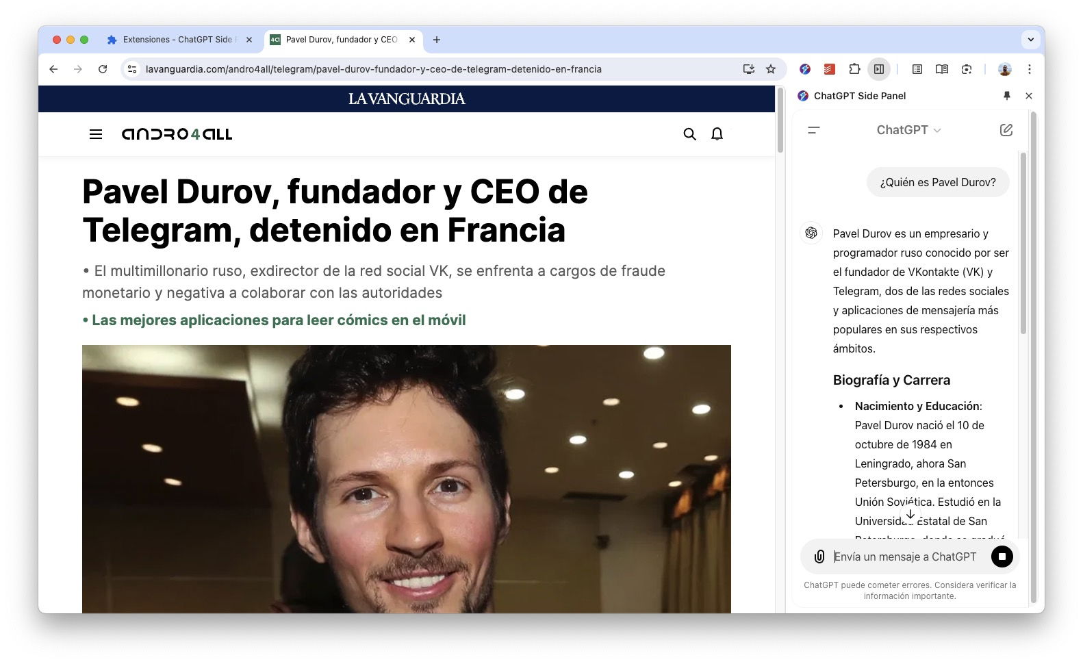 Extensión de SearchGPT para Google Chrome: cómo instalarla