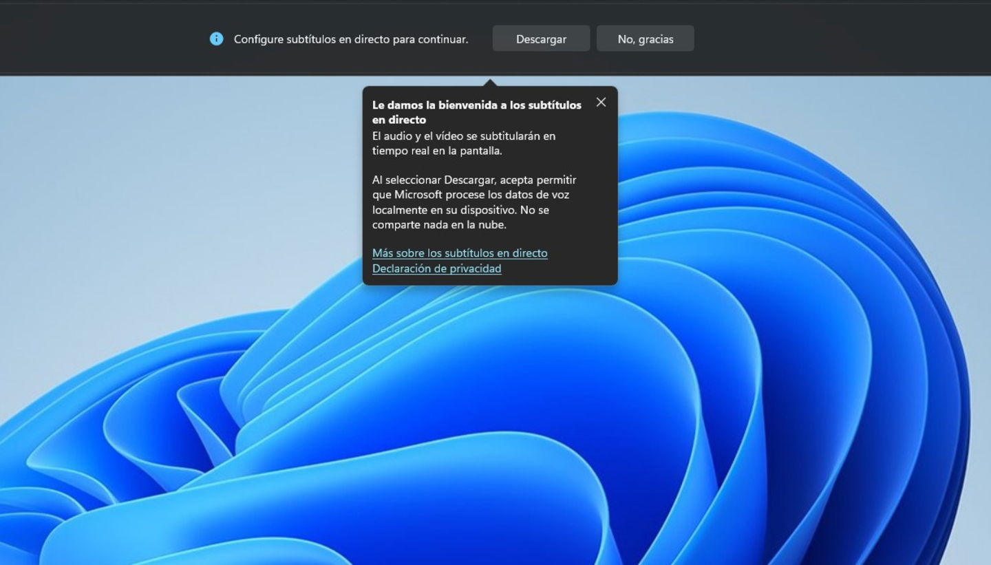 Cómo funcionan los subtítulos en directo de la IA de Microsoft