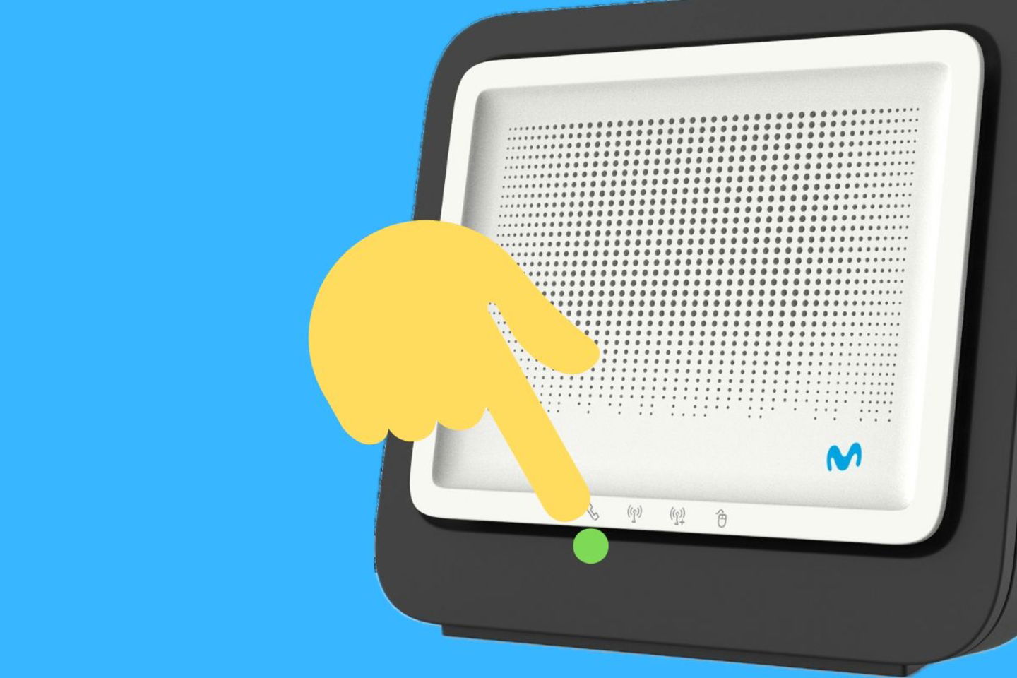 Qué significan las luces del router de Movistar