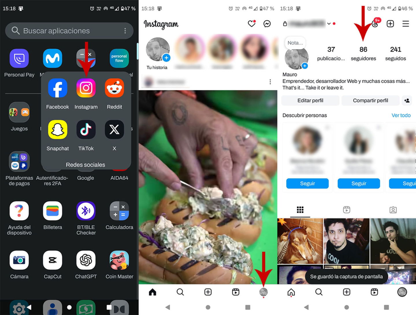 Ver lista de personas que te siguen en Instagram