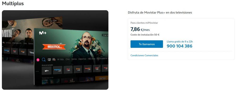 Multiplus servicio de contratación de Movistar