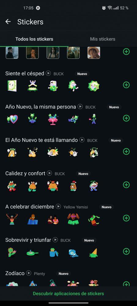 WhatsApp stickers Navidad