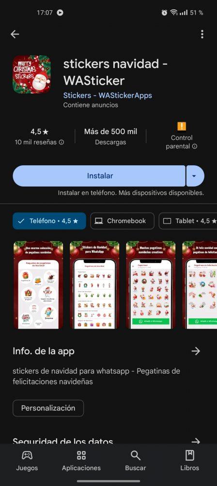 WhatsApp stickers Navidad