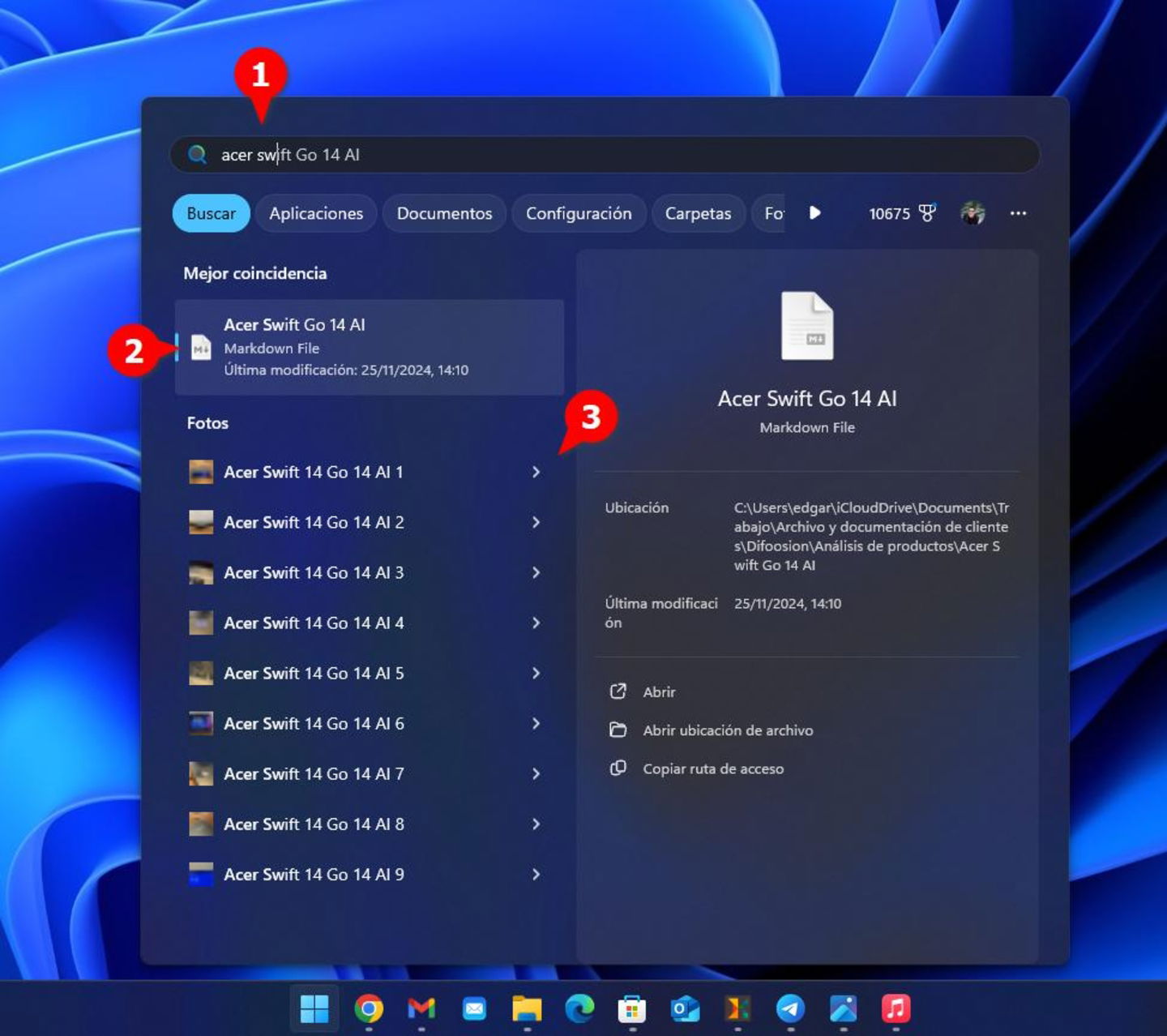 Cómo encontrar cualquier archivo en Windows 11