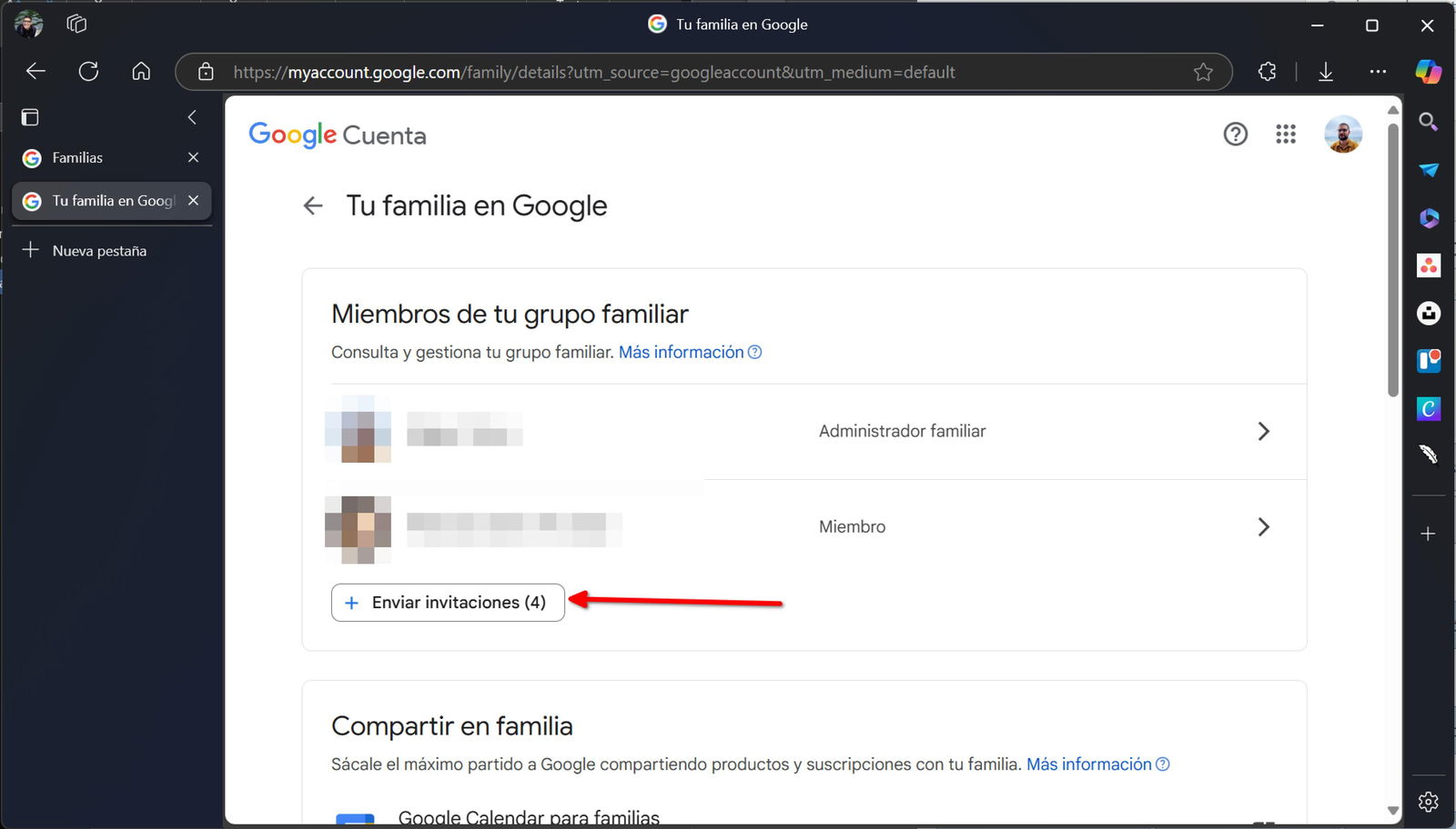 Familia de Google: guía completa para compartir tu cuenta con tu círculo más cercano