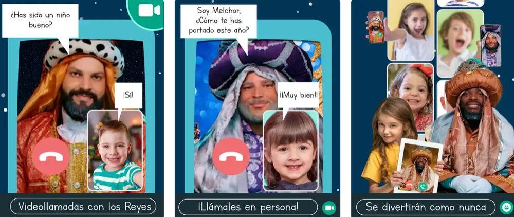 Aplicación para hacer videollamadas con los Reyes Magos