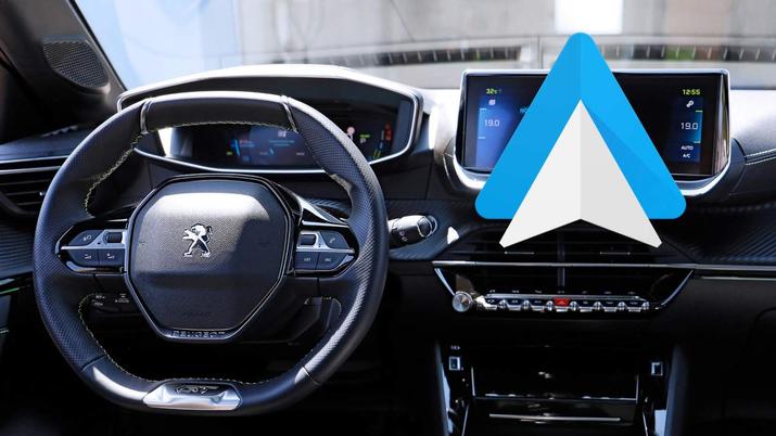 imagen de un coche con android auto