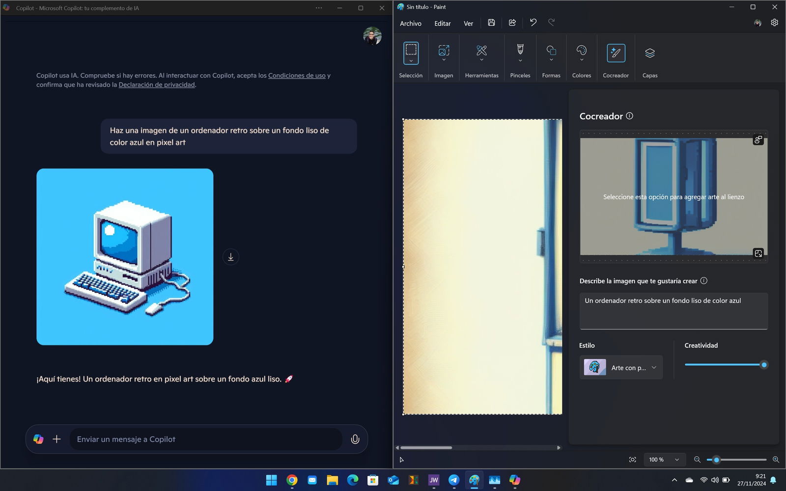 Cómo usar Cocreador en Paint en Windows 11